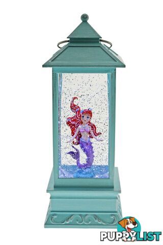 Cotton Candy -  Aqua Glitter Lantern Mermaid Princess - Ccflnt39 - 9353468002293