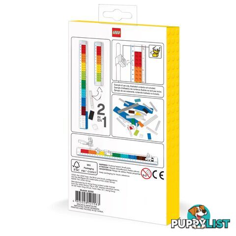 LEGO Convertible Ruler with Minifigure - Hc7452558 - 4895028525583