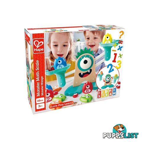 Hape -  Monster Math Scale - Ughe0511 - 6943478029682