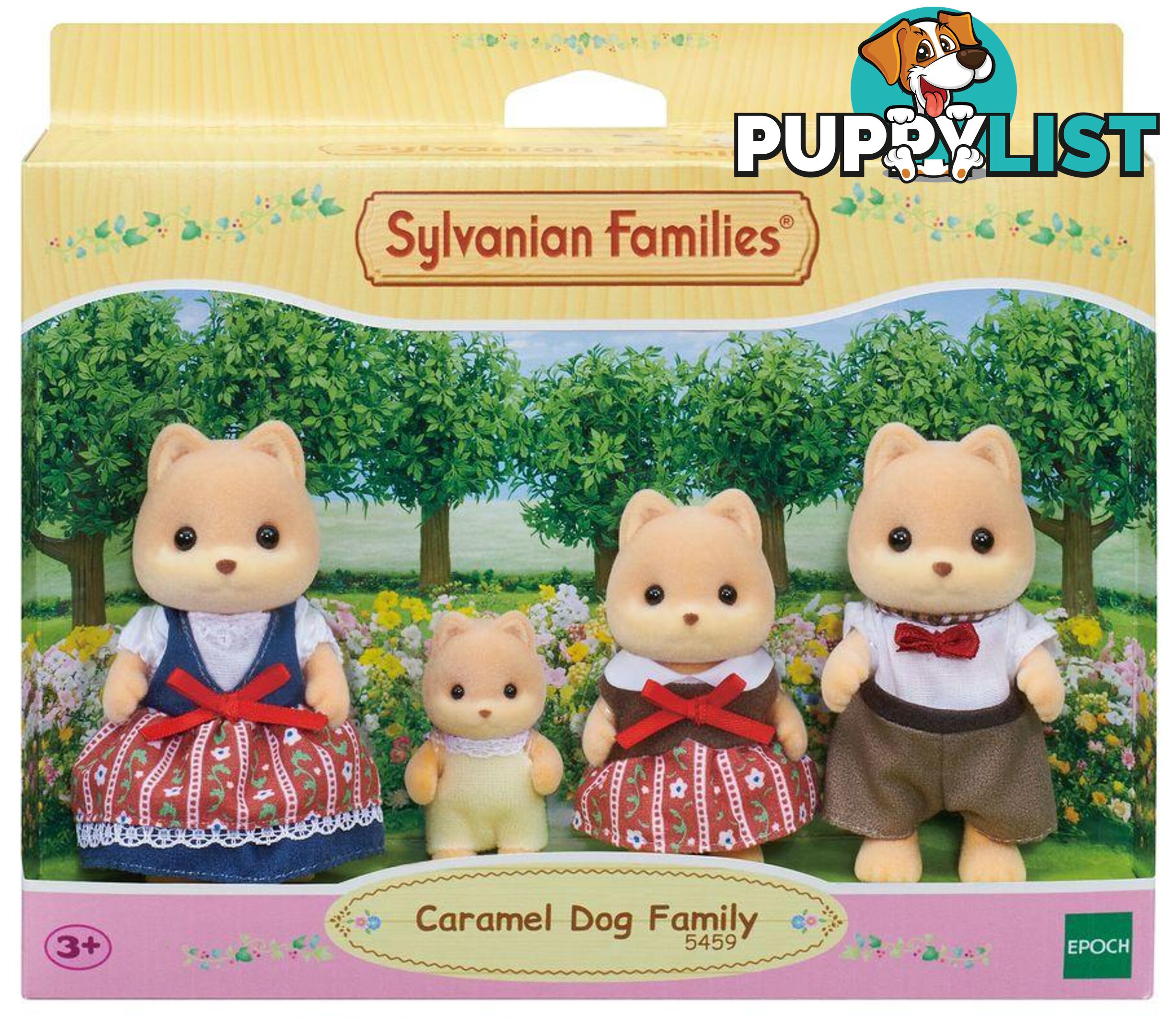 Sylvanian Families - Caramel Dog Familiy Sf5459 - 5054131054598