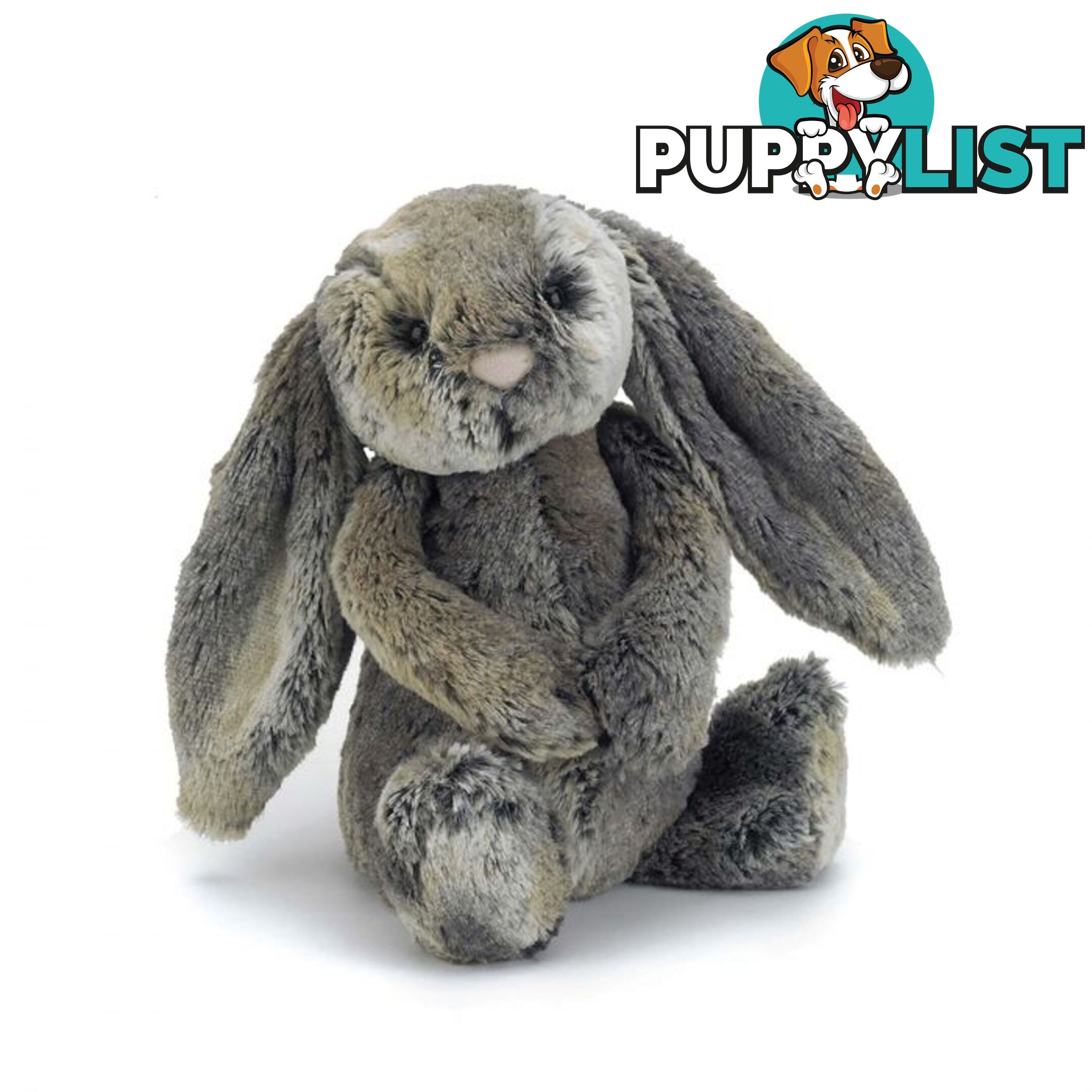 Jellycat Bashful Cottontail Bunny Small Brown 18x9x10cm   Bass6bw - 670983077599