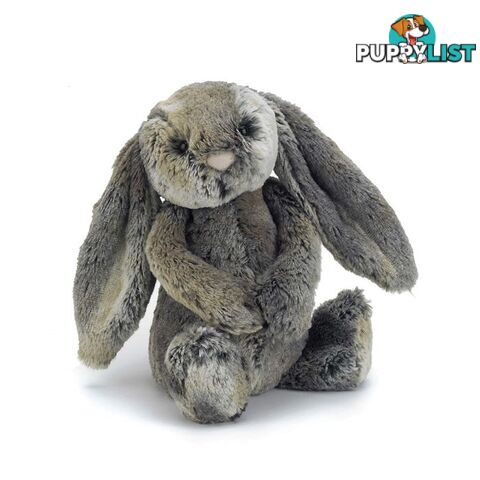 Jellycat Bashful Cottontail Bunny Small Brown 18x9x10cm   Bass6bw - 670983077599