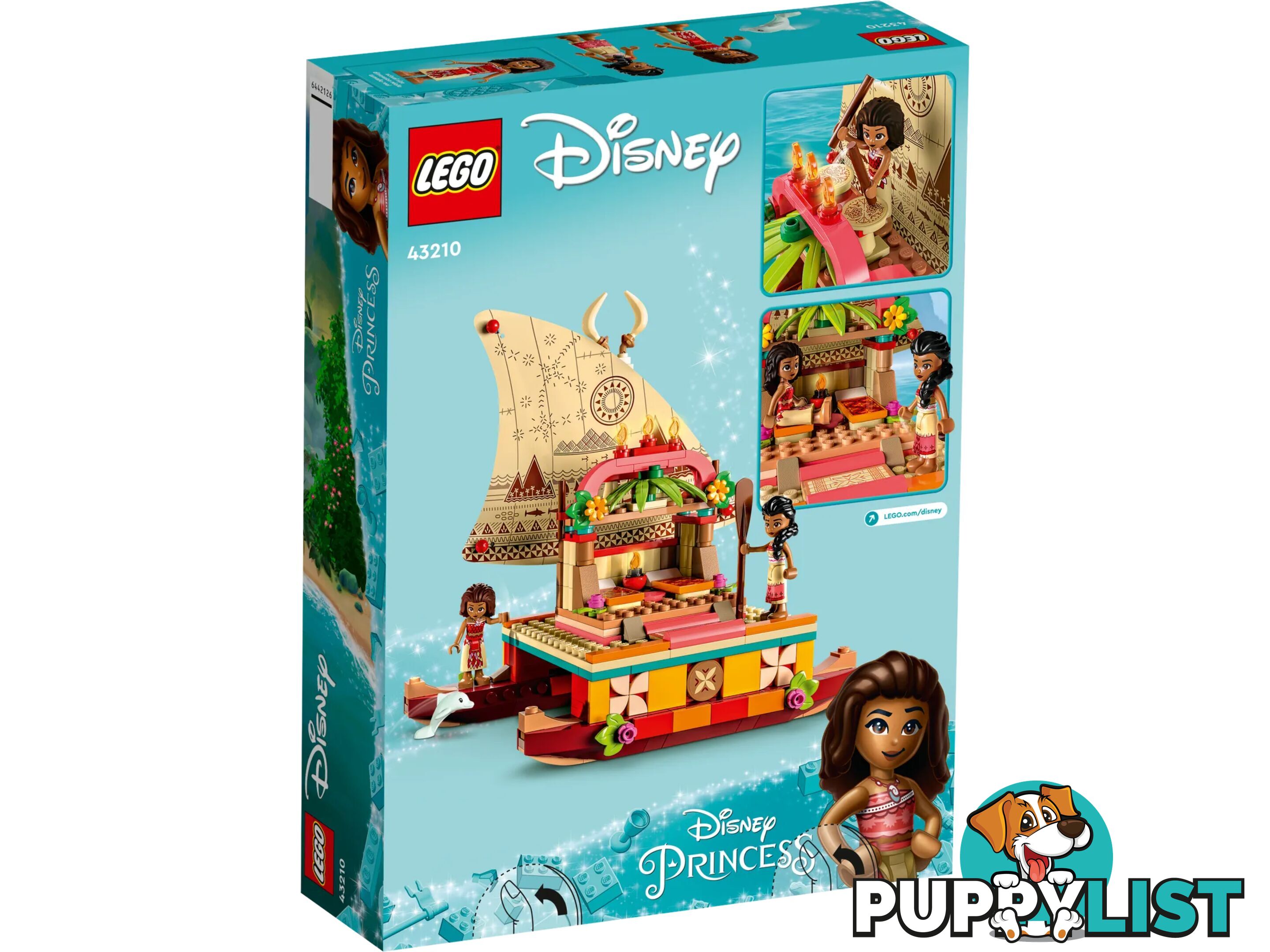 LEGO 43210 Moana's Wayfinding Boat - Disney Princess - 5702017424774