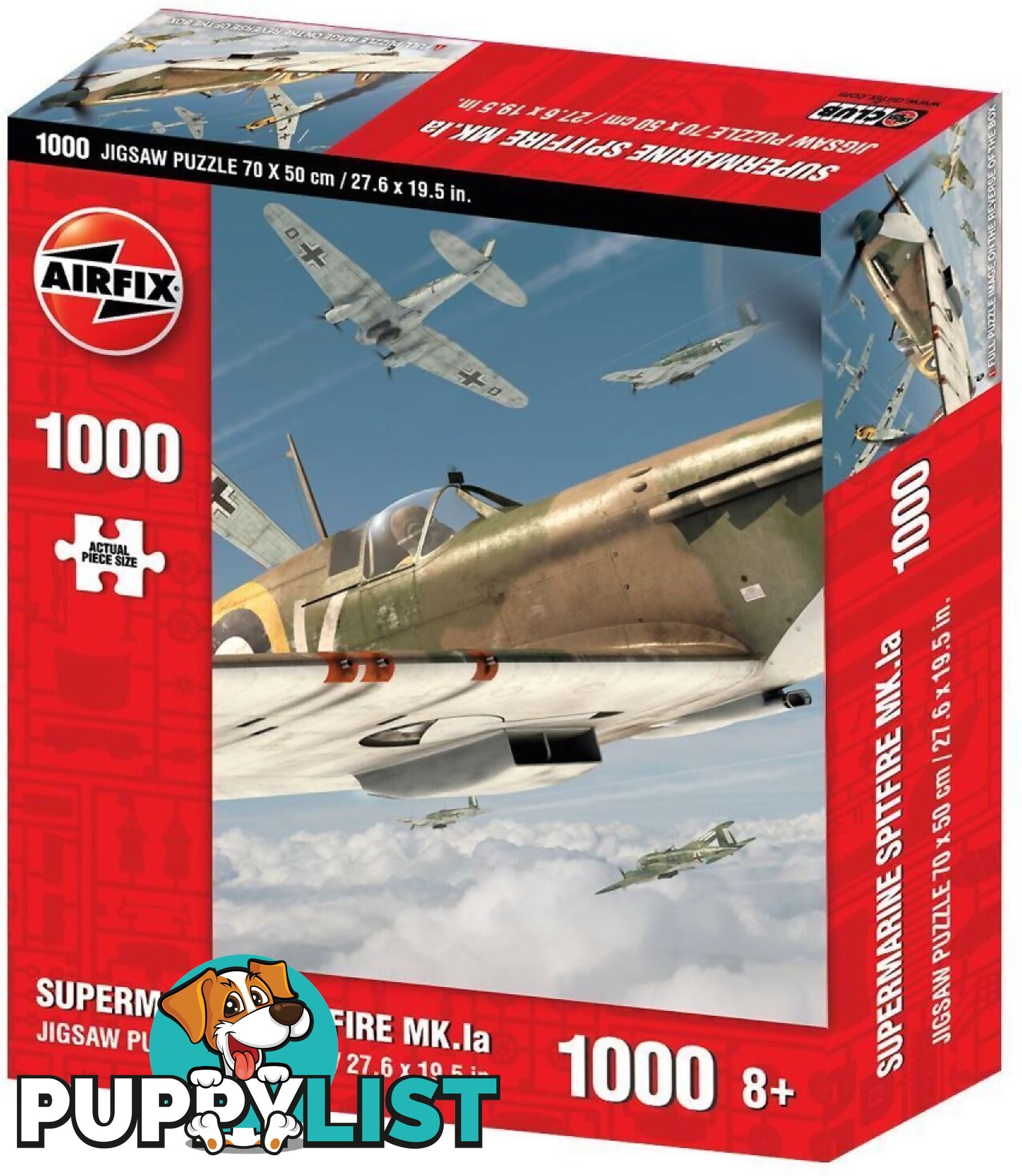 Holdson - Airfix Collection - Supermarine Spitfire Mk.1a Jigsaw Puzzle 1000 Pieces - Jdhol331500 - 5060337331500