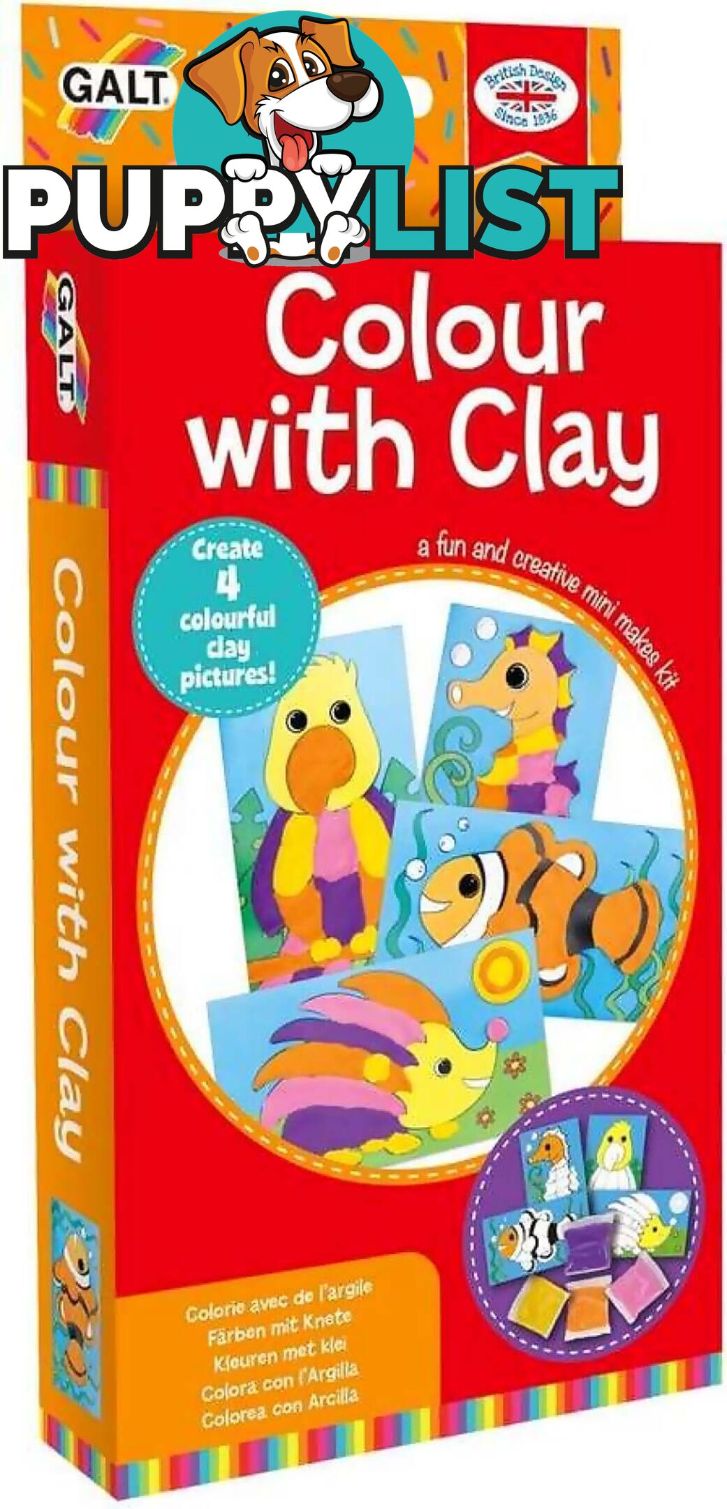 Galt - Mini Makes Colour With Clay - Mdgn5494 - 5011979624352