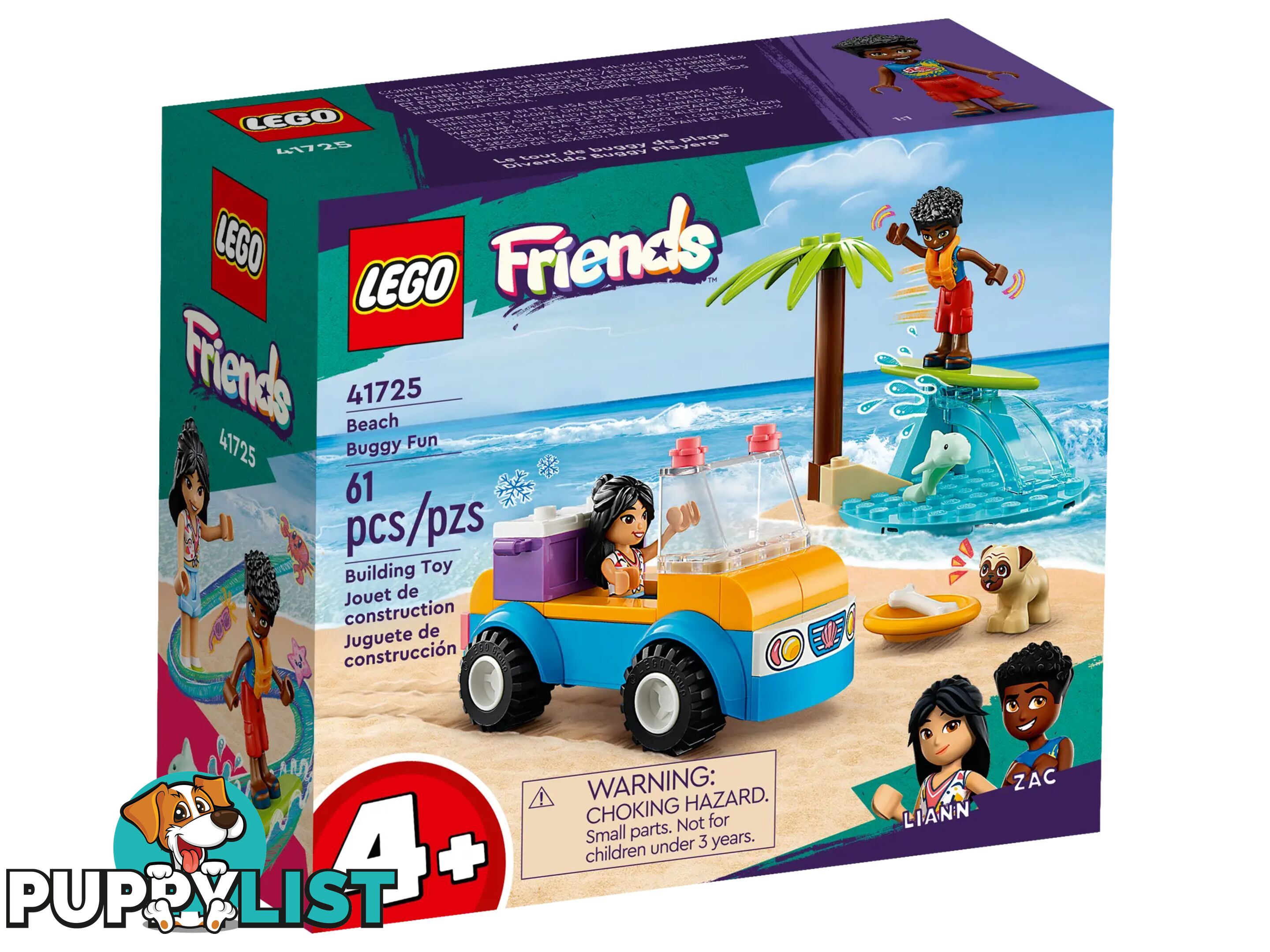 LEGO 41725 Beach Buggy Fun - Friends 4+ - 5702017412849