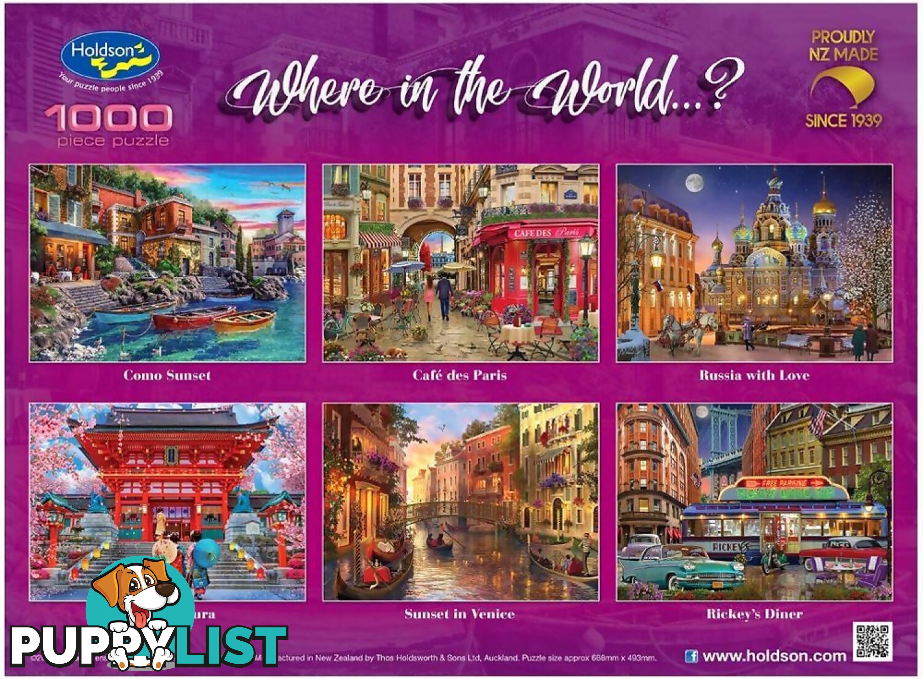 Holdson - Russia With Love Where In The World Jigsaw Puzzle 1000 Pieces - Jdhol037339 - 9414131037339