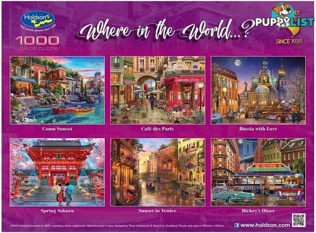 Holdson - Russia With Love Where In The World Jigsaw Puzzle 1000 Pieces - Jdhol037339 - 9414131037339