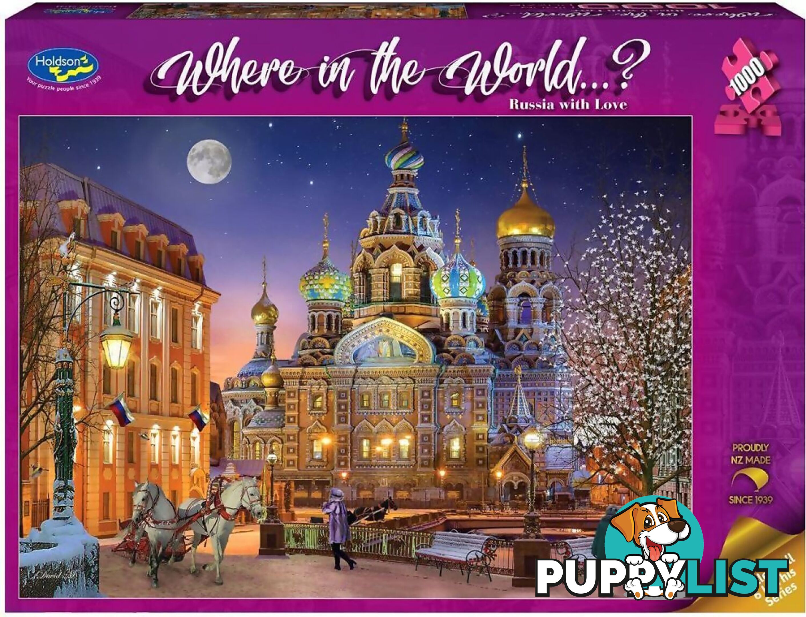 Holdson - Russia With Love Where In The World Jigsaw Puzzle 1000 Pieces - Jdhol037339 - 9414131037339