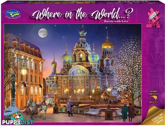 Holdson - Russia With Love Where In The World Jigsaw Puzzle 1000 Pieces - Jdhol037339 - 9414131037339