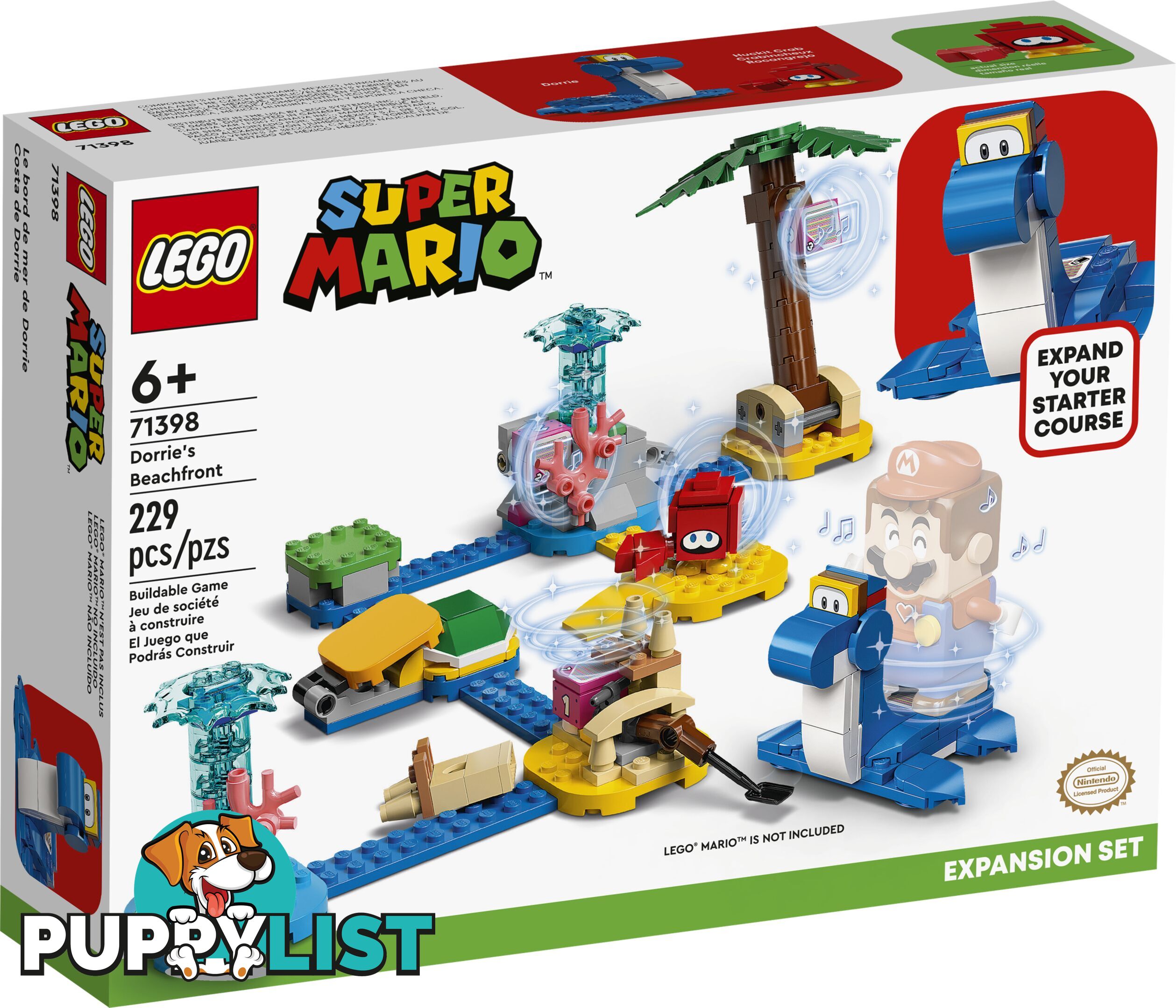 LEGO 71398 Dorrieâ€™s Beachfront Expansion Set - Super Mario - 5702017155180