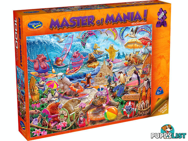 Holdson Jigsaw Puzzle - Master Of Mania Beach 1000 Piece Jigsaw Puzzle Hol772100 - 9414131772100