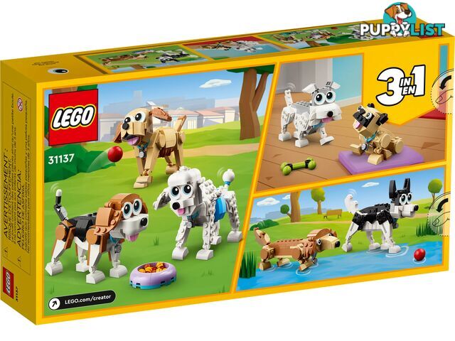 LEGO 31137 Adorable Dogs - Creator 3in1 - 5702017415901