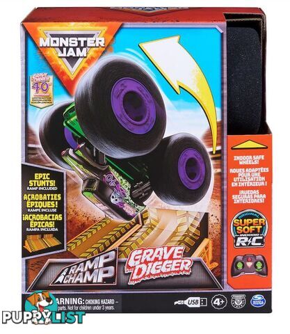 Monster Jam  - Rc Ramp Champ Grave Digger - Si6065348 - 778988436929