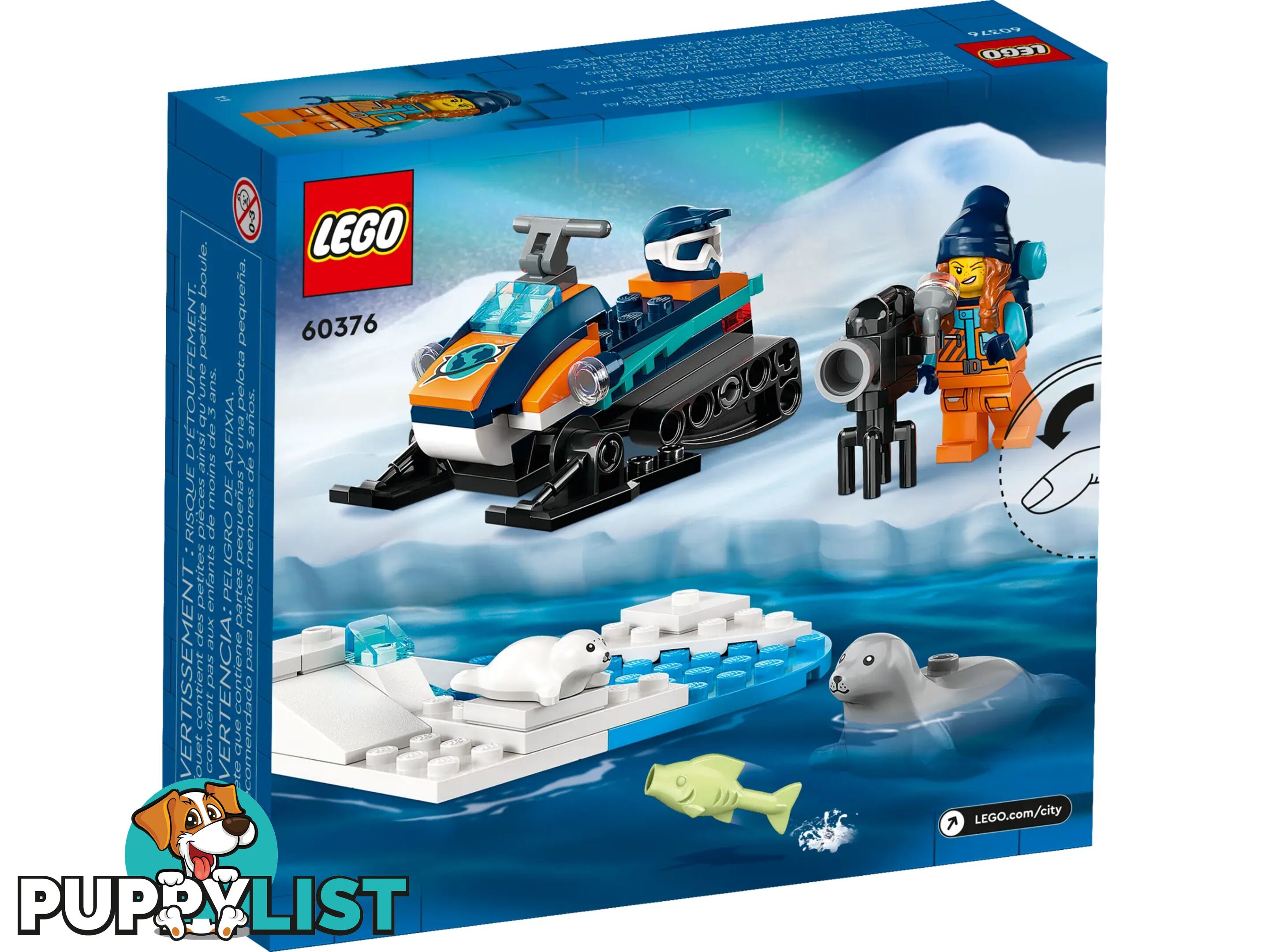 LEGO 60376 Arctic Explorer Snowmobile - City - 5702017416366