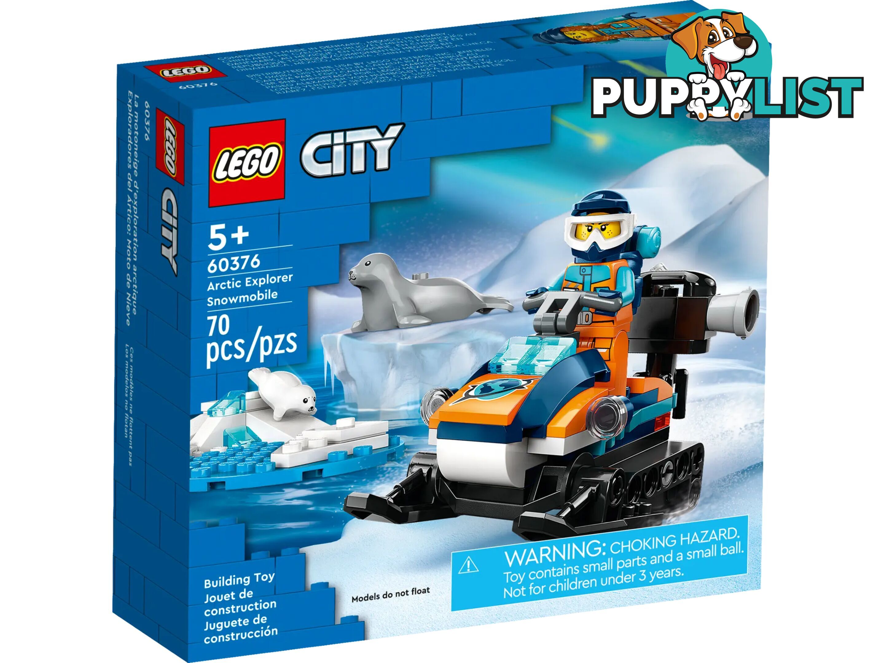 LEGO 60376 Arctic Explorer Snowmobile - City - 5702017416366