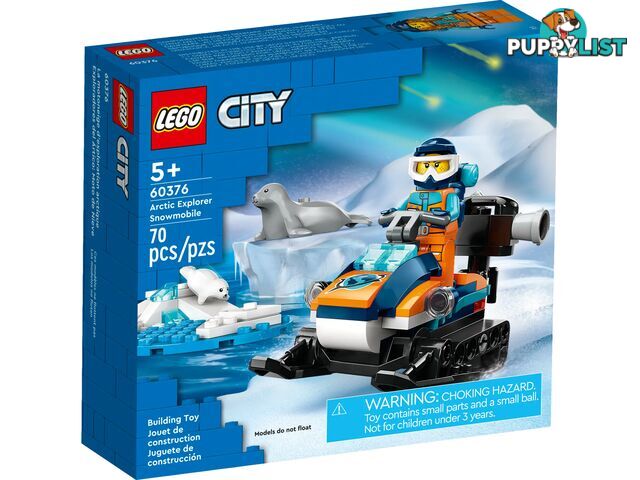 LEGO 60376 Arctic Explorer Snowmobile - City - 5702017416366