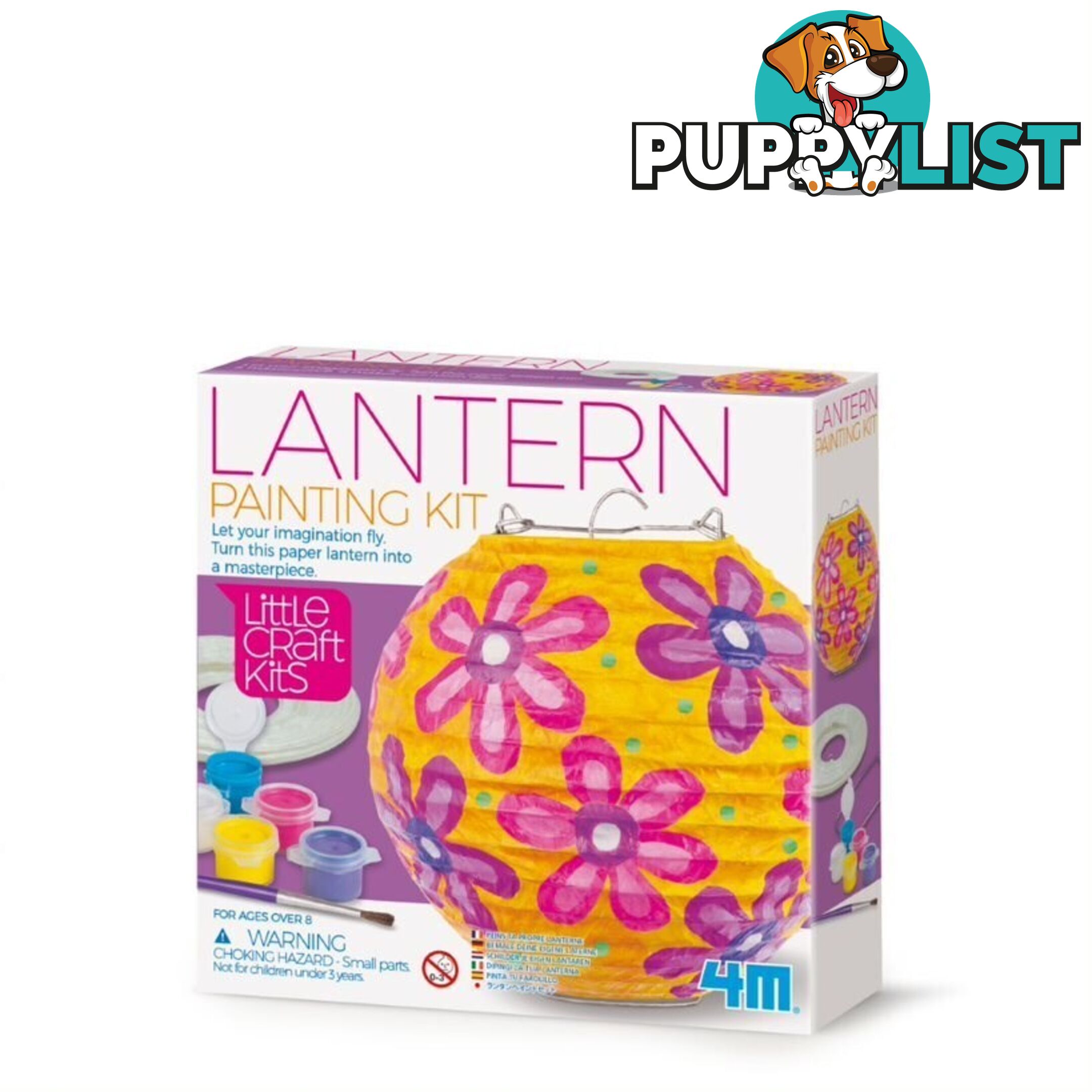 4m - Little Craft - Lantern Painting Kit - Johnco - Jpc4767 - 4893156047670