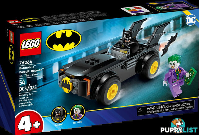 LEGO 76264 Batmobileâ„¢ Pursuit: Batmanâ„¢ vs. The Jokerâ„¢ - DC Super Heroes 4+ - 5702017419800