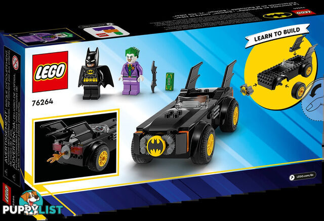 LEGO 76264 Batmobileâ„¢ Pursuit: Batmanâ„¢ vs. The Jokerâ„¢ - DC Super Heroes 4+ - 5702017419800