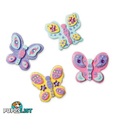 Melissa & Doug - Created By Me! Butterfly Magnets Wooden Craft Kit - Mdmnd9515 - 000772095150