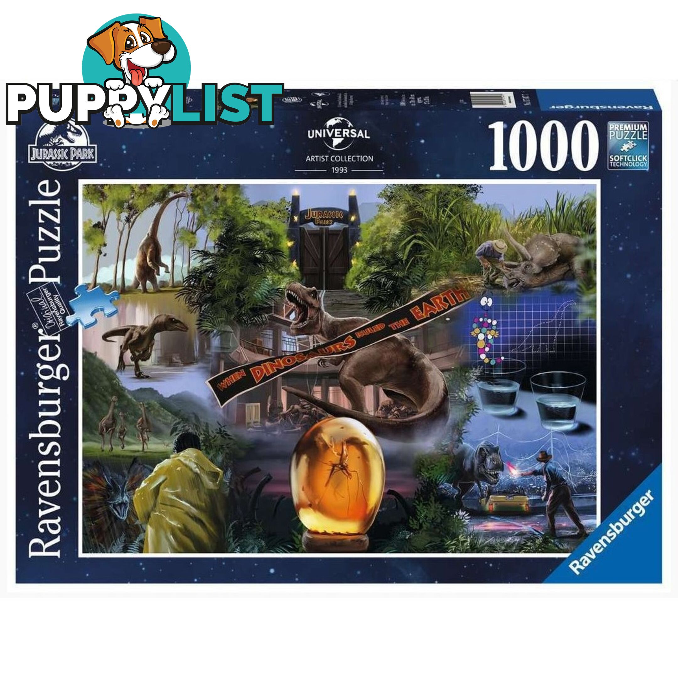 Ravensburger - Jurassic Park Artist Collection Jigsaw Puzzle 1000 Pieces - Mdrb17147 - 4005556171477