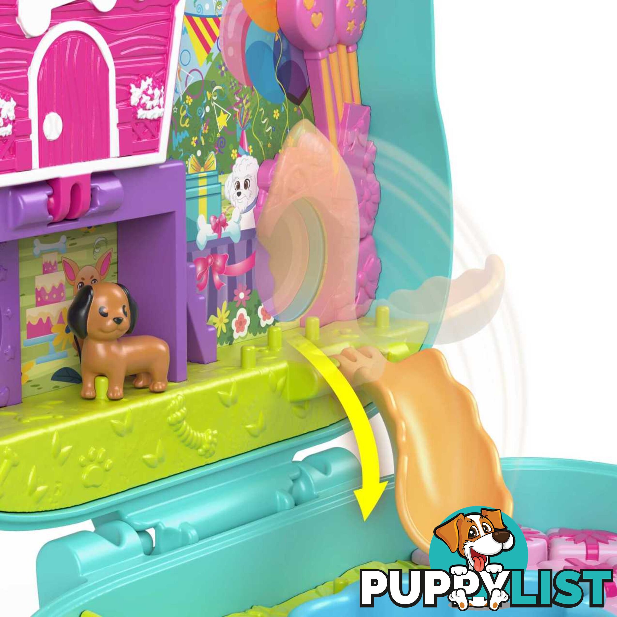 Polly Pocket - Doggy Birthday Bash Compact - Mahkv30 - 0194735108916