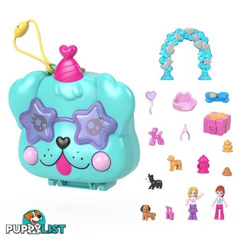 Polly Pocket - Doggy Birthday Bash Compact - Mahkv30 - 0194735108916