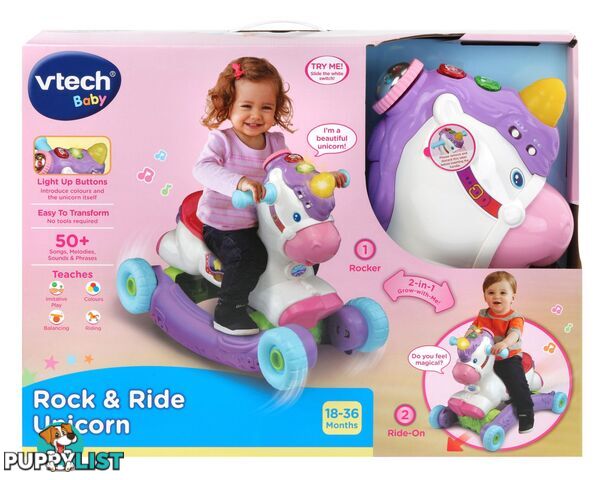 Vtech - Rock & Ride Unicorn - Tn80192303002 - 3417761923030