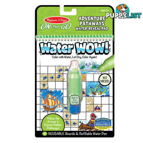 Melissa & Doug - Water Wow - Adventure Pathways - Mdmnd30174 - 000772301749