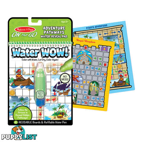 Melissa & Doug - Water Wow - Adventure Pathways - Mdmnd30174 - 000772301749