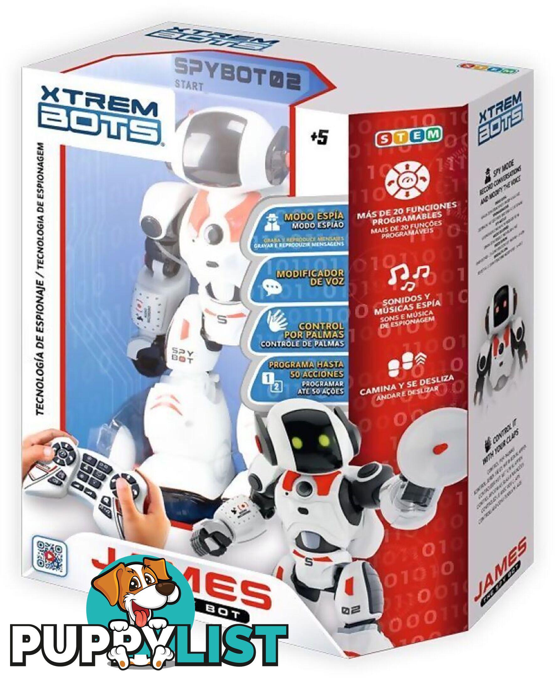 Xtrem Bots - James The Spy Bot - Gdlsxt3803084 - 8436598030846