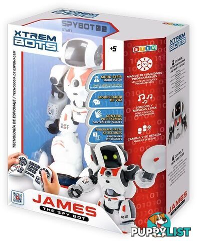 Xtrem Bots - James The Spy Bot - Gdlsxt3803084 - 8436598030846