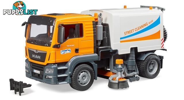 Bruder 1:16 Man Tgs Street Sweeper Zi24003780 - 4001702037802