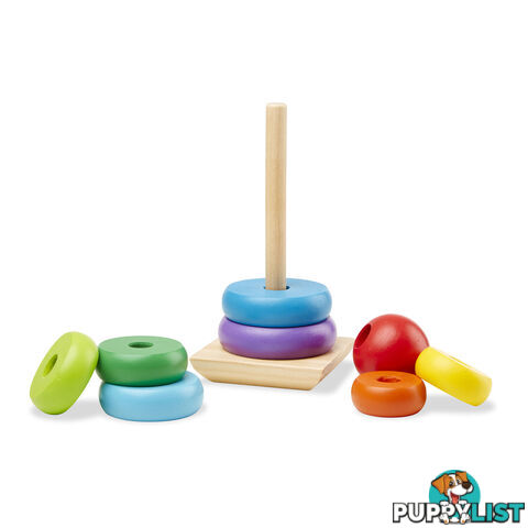 Melissa & Doug - Rainbow Stacker Classic Toy Mdmnd576 - 0000772005760