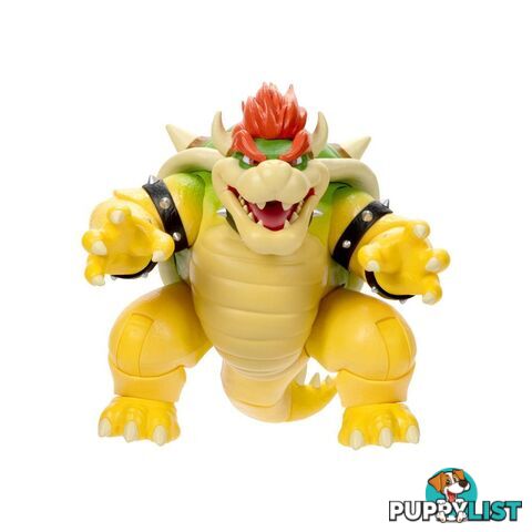 Super Mario - Nintendo The Super Mario Bros. Movie 7'' Bowser Figure With Fire Breathing Effect - Hs417204 - 192995423121