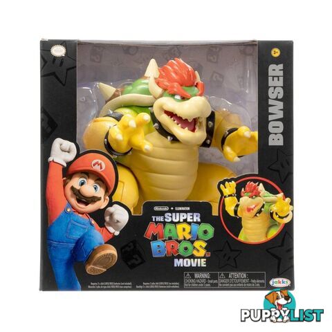 Super Mario - Nintendo The Super Mario Bros. Movie 7'' Bowser Figure With Fire Breathing Effect - Hs417204 - 192995423121