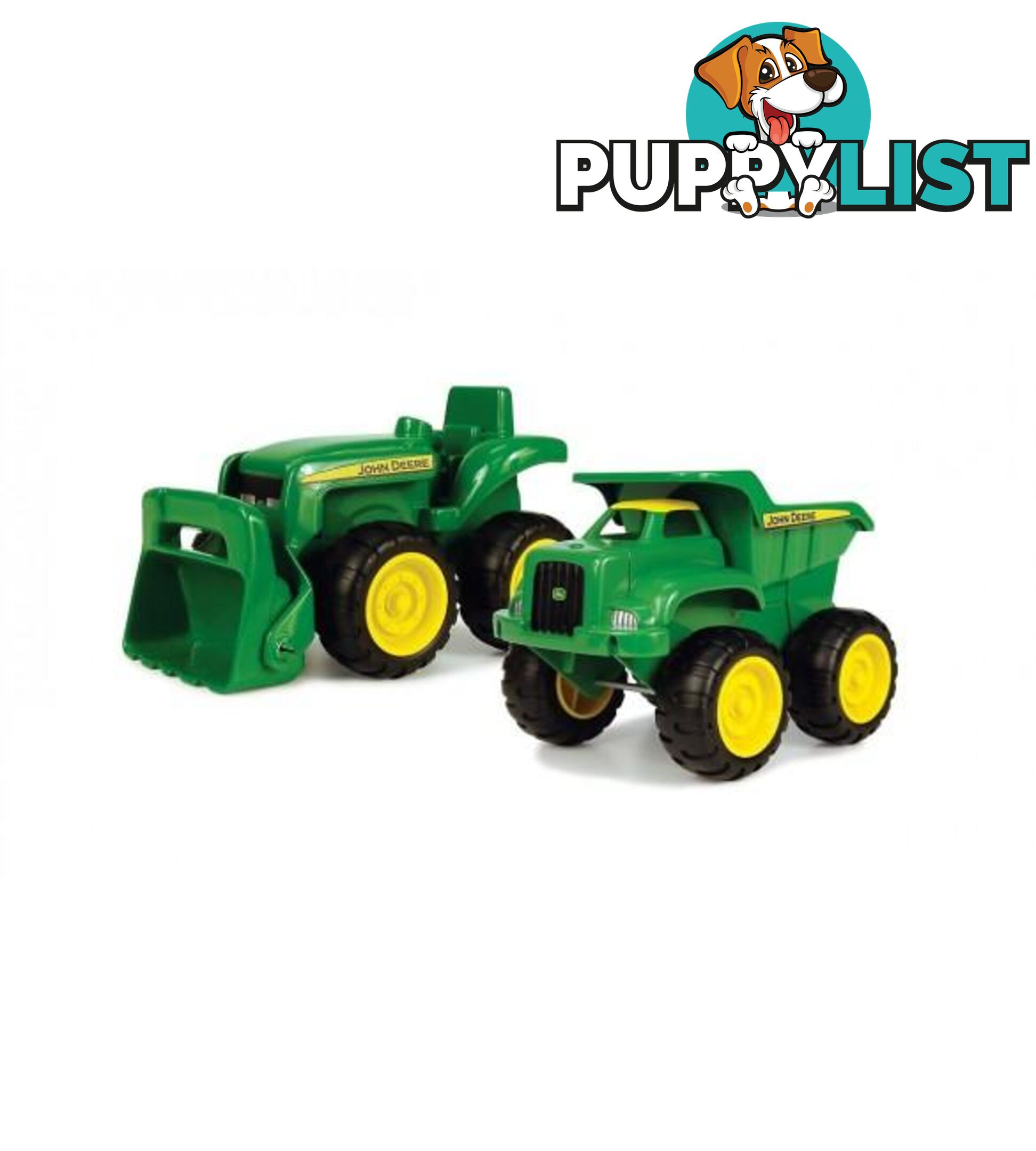 John Deere - Mini Sandbox Tractor And Dump Truck Set Sandbox Vehicle 2 Pack Lc35874 - 036881358749