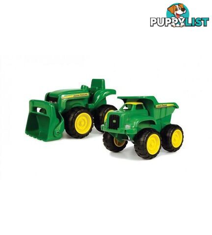 John Deere - Mini Sandbox Tractor And Dump Truck Set Sandbox Vehicle 2 Pack Lc35874 - 036881358749