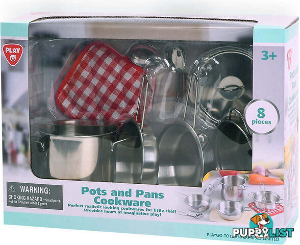 Playgo Toys Ent. Ltd. - Pots & Pans Cookware - Art62731 - 4892401681836