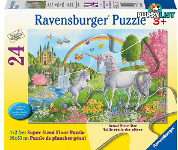 Ravensburger - Prancing Unicorns Jigsaw Puzzle 24pc - Mdrb030439 - 4005556030439