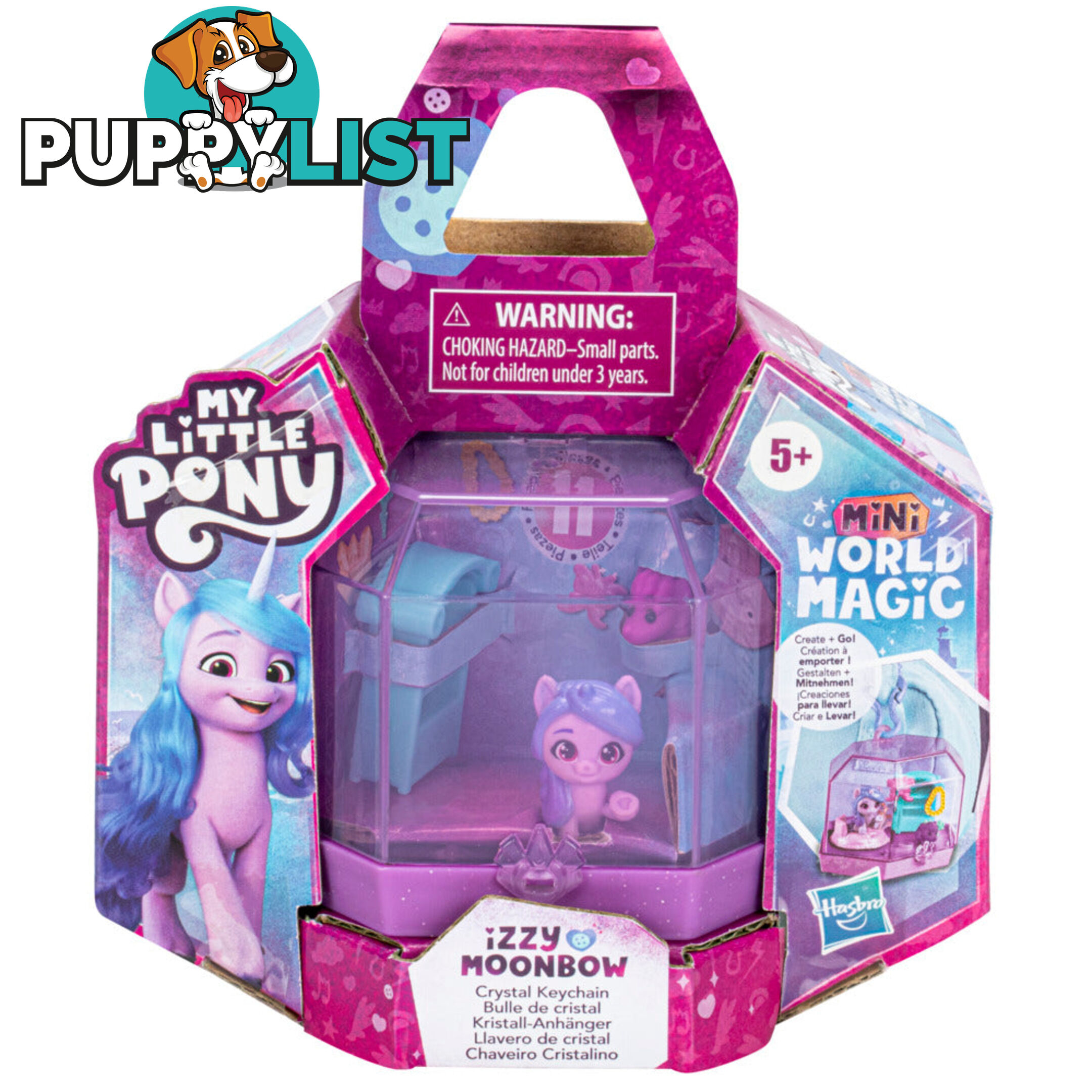 My Little Pony - Mini World Magic Crystal Keychain Izzy Moonbow - Hasbro - Hbf38725loo - 5010994109806