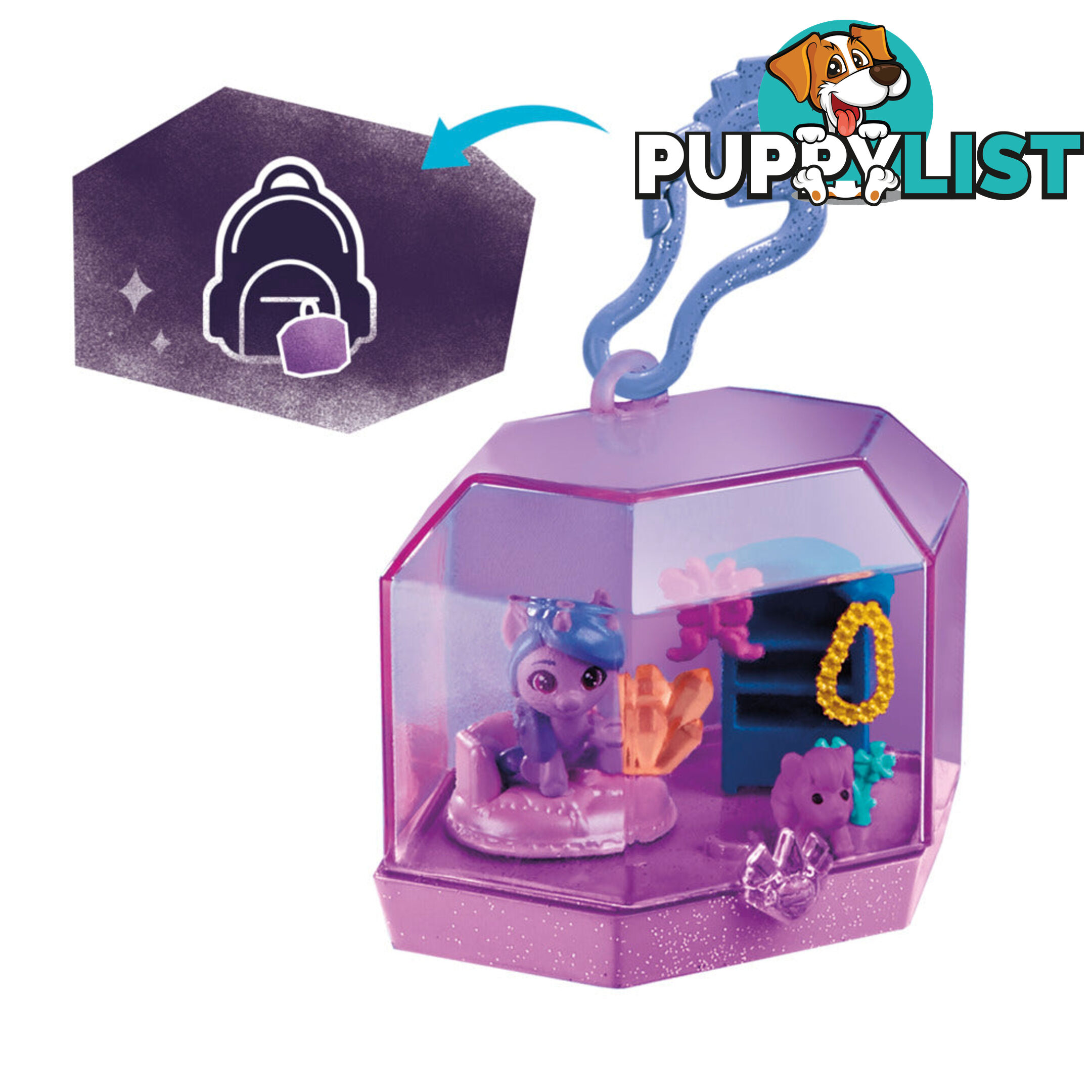 My Little Pony - Mini World Magic Crystal Keychain Izzy Moonbow - Hasbro - Hbf38725loo - 5010994109806