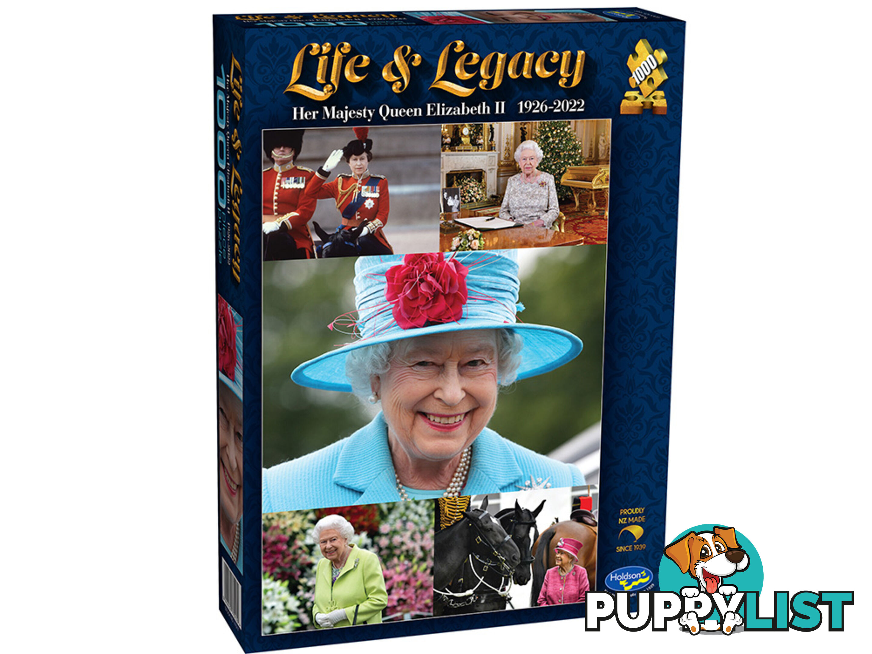 Holdson Jigsaw Puzzle - Puzz1000 Queen Elizabeth II Life & Legacy Holdson Jigsaw Puzzle - - Jdhol775170 - 9414131775170