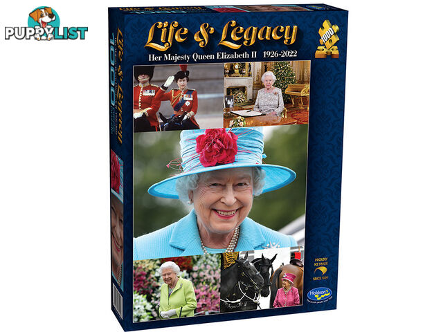 Holdson Jigsaw Puzzle - Puzz1000 Queen Elizabeth II Life & Legacy Holdson Jigsaw Puzzle - - Jdhol775170 - 9414131775170