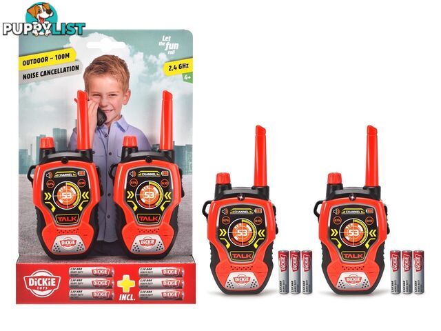 Dickie Toys Walkie Talkie Easy Call 18cm Assorted - Rpdk76763 - 4006333076763