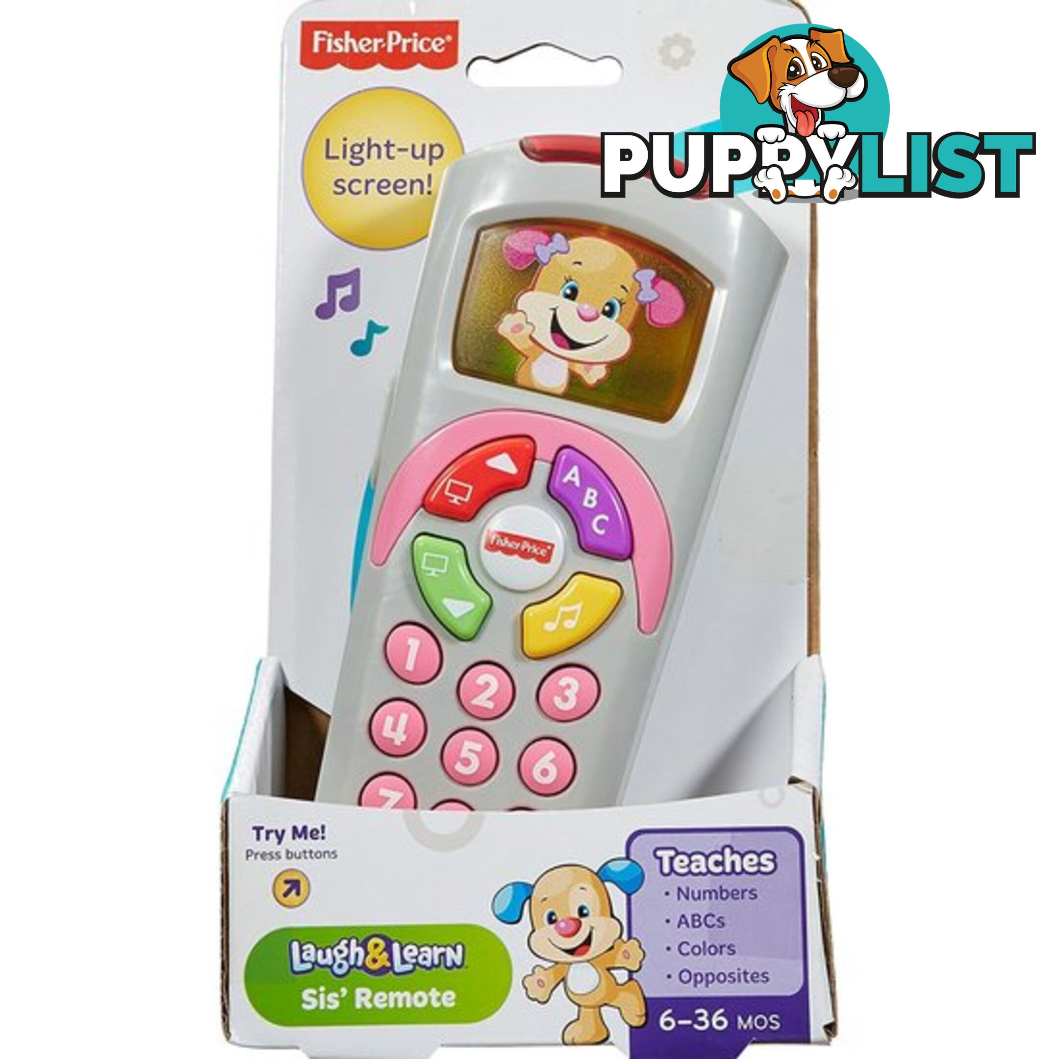 Fisher-Price Puppys Remote Pink Madgb71 - 887961186192