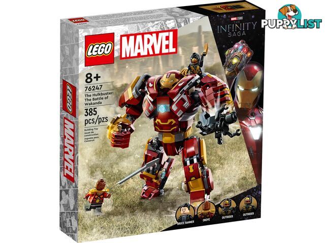 LEGO 76247 The Hulkbuster Battle Of Wakanda- Marvel Super Heroes - 5702017419664