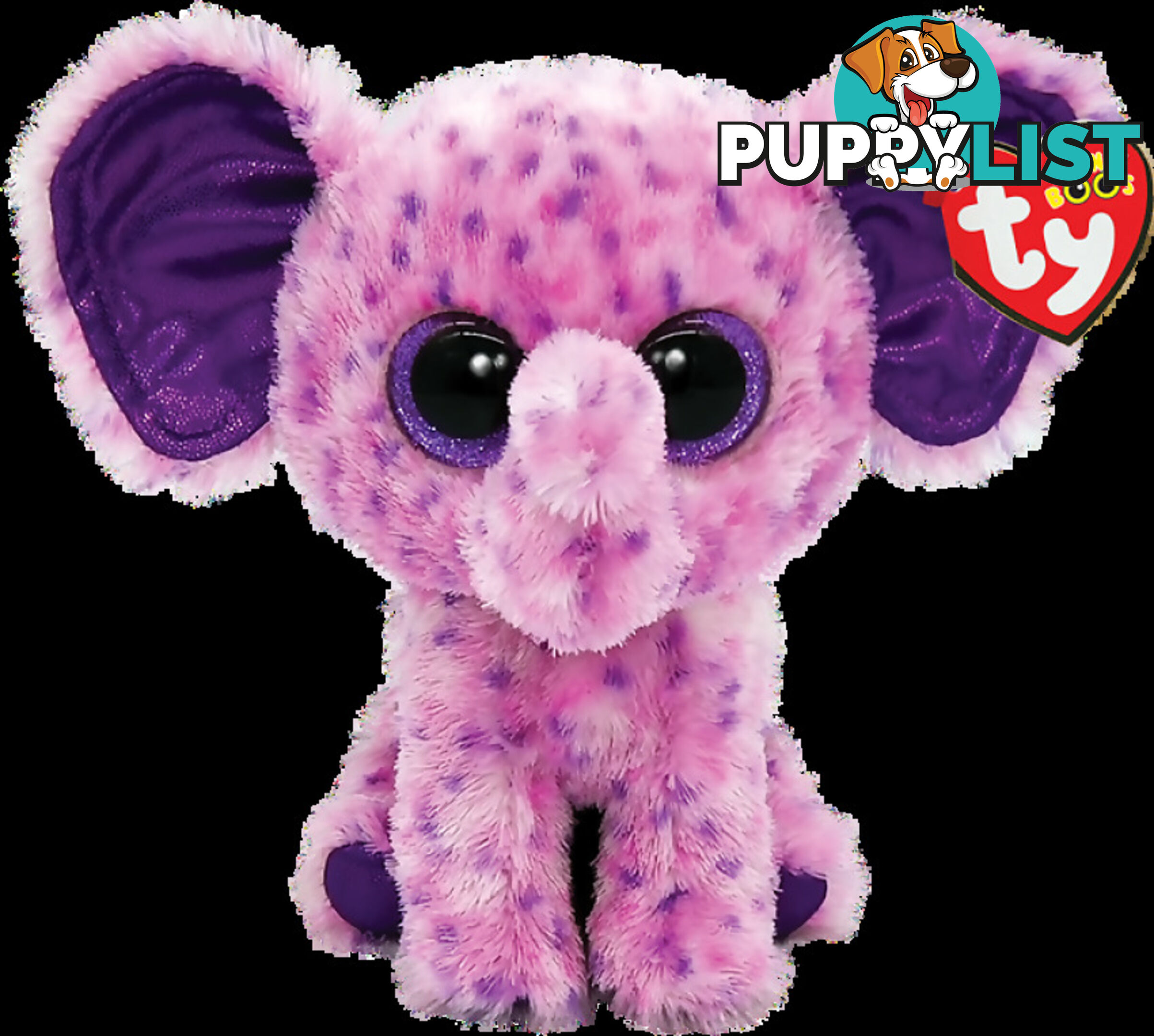 Ty - Beanie Boos - Eva Pink Speckled Elephant Small 15cm - Bg36386 - 008421363865