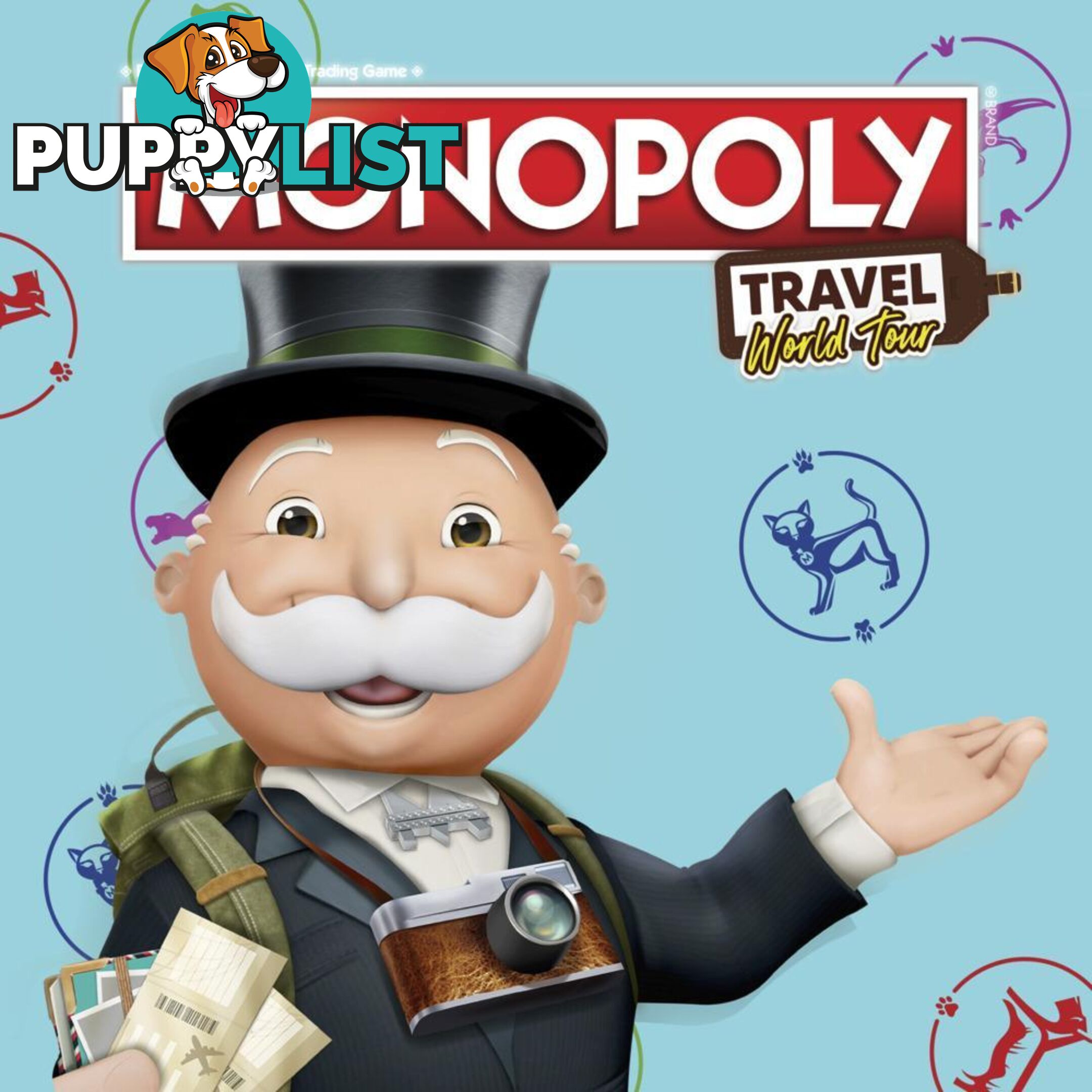 Monopoly Travel World Tour Board Game Includes Token Stampers And Dry-erase Hasbro - Hbf40072841 - 195166165684